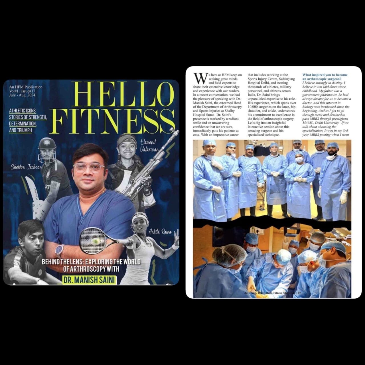 Hello Fitness: Behind the Lens: Exploring the World of Arthroscopy with Dr. Manish Saini